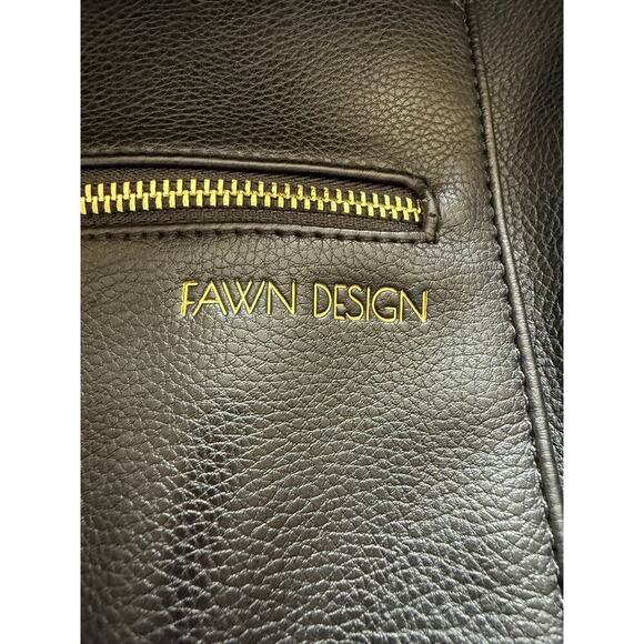 Fawn Design The Original Diaper Bag Mom Dad Large backpack Messenger Vegan Leath - Picture 5 of 10